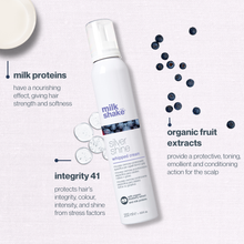 Load image into Gallery viewer, milk_shake hair care product with blueberries and text on a light background