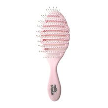 Load image into Gallery viewer, soft touch pink detangler brush