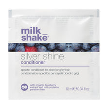 Load image into Gallery viewer, milk_shake silver shine conditioner 10ml sample sachet
