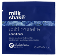 Load image into Gallery viewer, milk_shake cold brunette conditioner 10ml sample sachet

