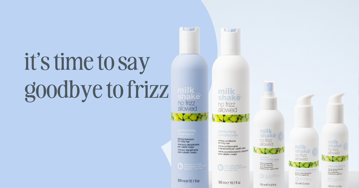 say goodbye to unruly hair with milk_shake®