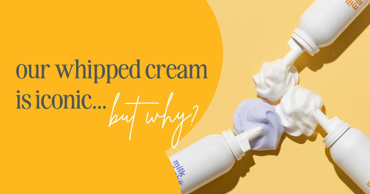 what makes milk_shake® whipped cream so iconic?