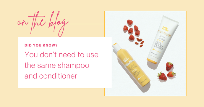 Stop! You Don’t Need to Use the Same Shampoo and Conditioner