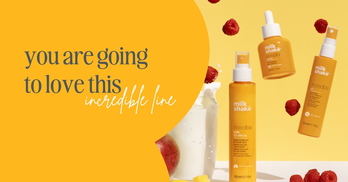 your new haircare heroes: milk_shake incredible!
