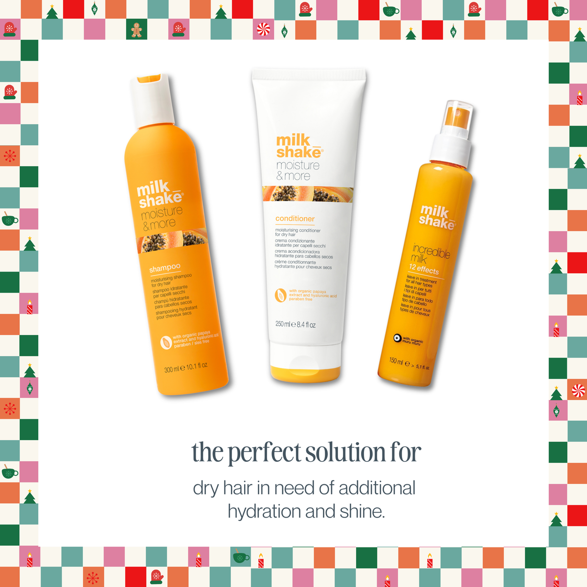 moisture & more Christmas trio