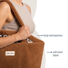 Load image into Gallery viewer, SUN&amp;MORE brown beach bag
