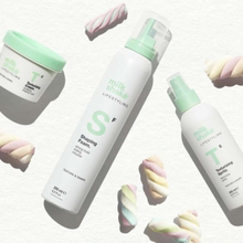 Load image into Gallery viewer, milk_shake  lifestyling with marshmallow pattern on a white background
