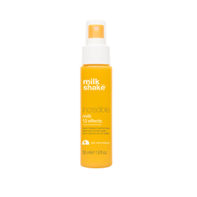 Load image into Gallery viewer, Yellow bottle of milk_shake hair product on a white background
