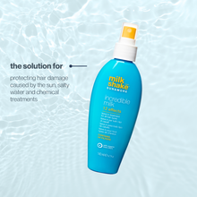 Load image into Gallery viewer, Blue bottle of milk_shake SUN&amp;MORE incredible milk on a light blue background
