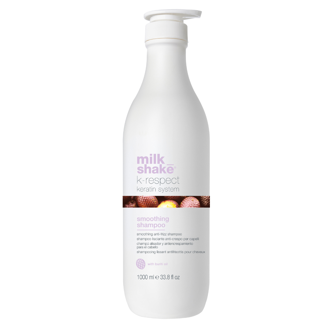 White shampoo bottle with 'milk_shake' branding on a white background