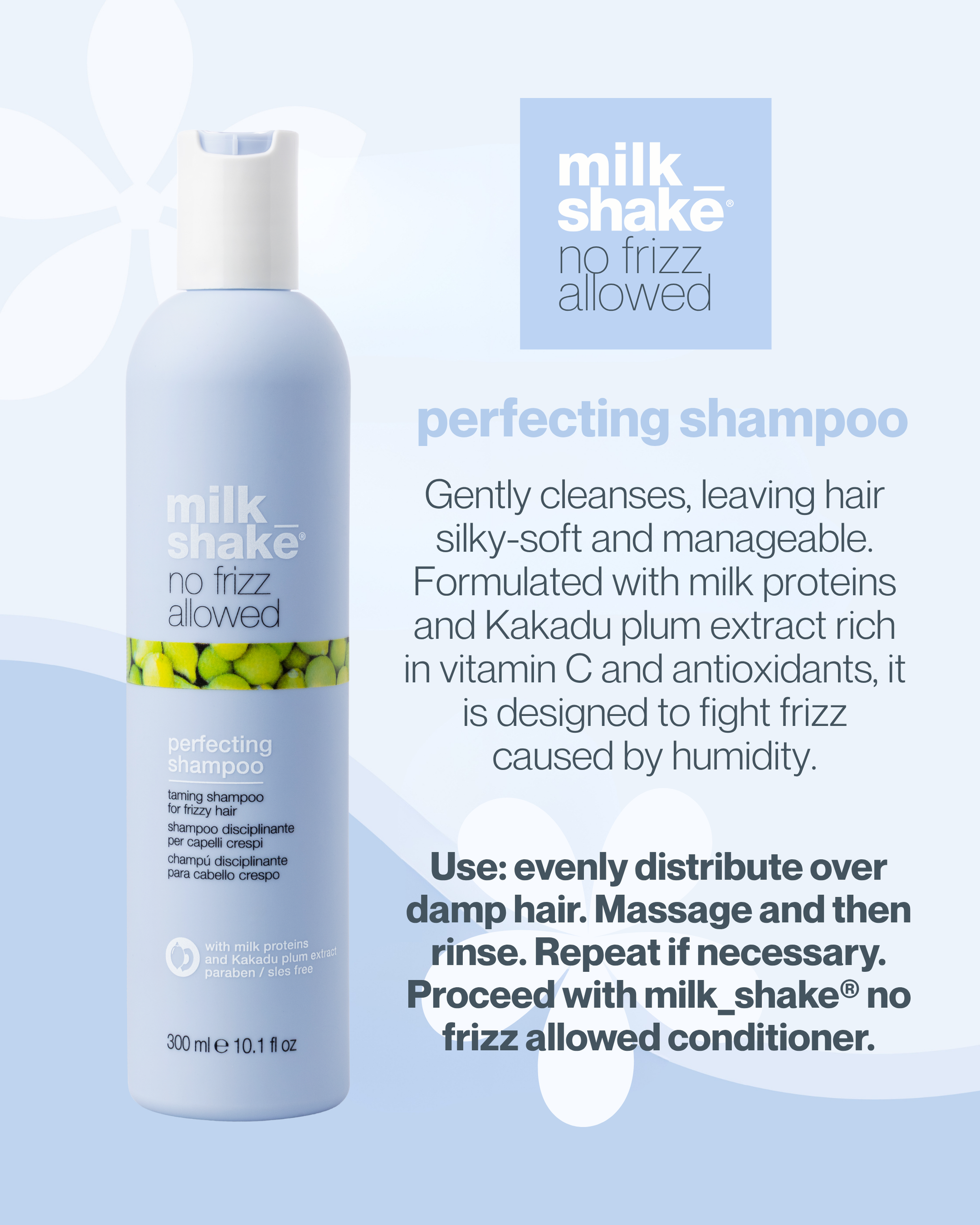 no frizz allowed perfecting shampoo – milkshakehair