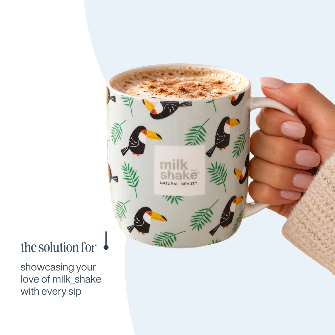 love milk_shake® toucan rainforest mug