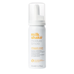 milk_shake whipped cream mousse bottle on a white background