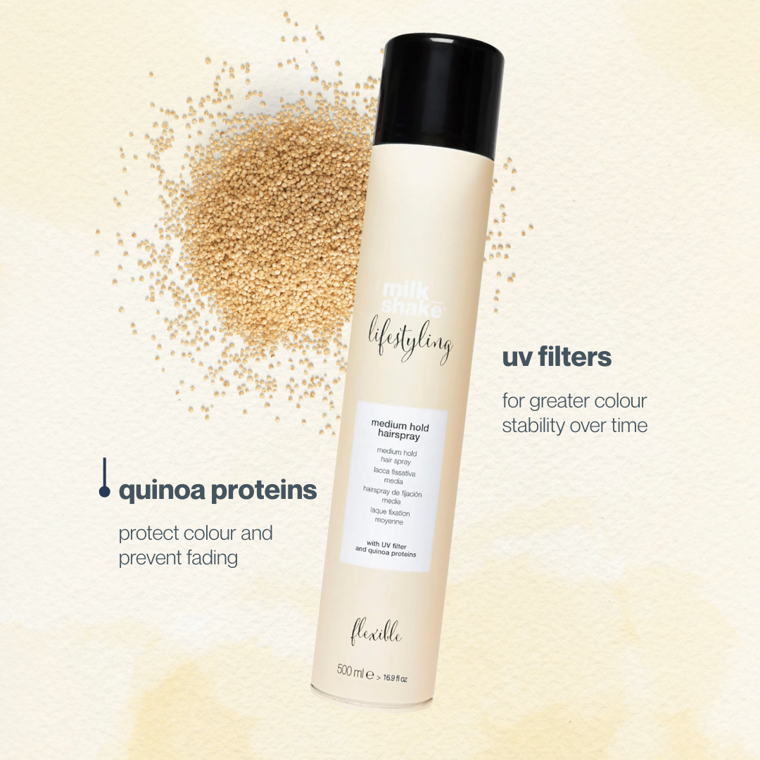 リーウェイ スプレー化粧水4x60ml　　FOR HER medium hold hairspray – milkshakehair