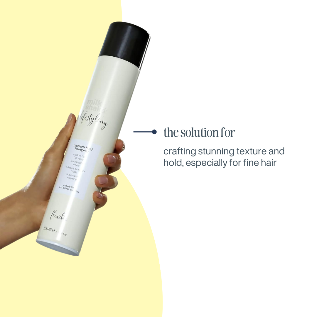 medium hold hairspray