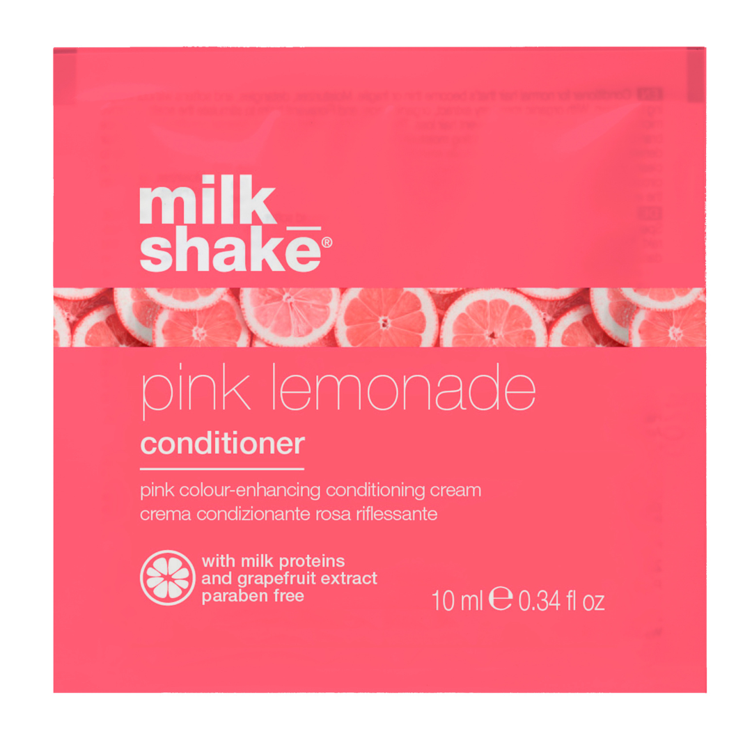 milk_shake Pink Lemonade conditioner packaging on a white background