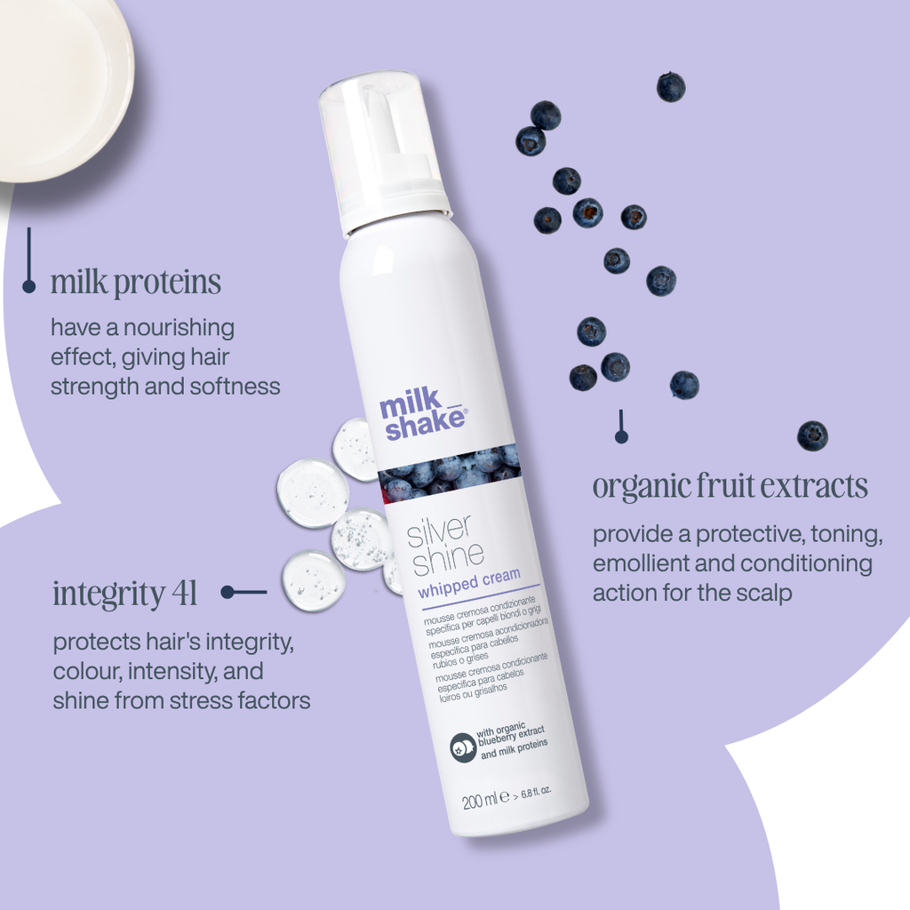 silver shine shampoo and whipped cream duo