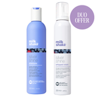 silver shine shampoo and whipped cream duo