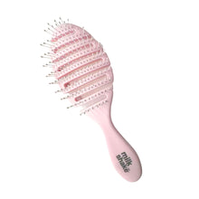 Load image into Gallery viewer, soft touch pink detangler brush
